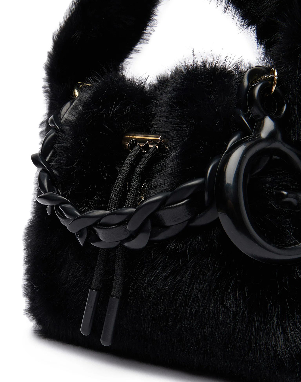 GUESS FUR HANDBAG BAG CHILD GIRL