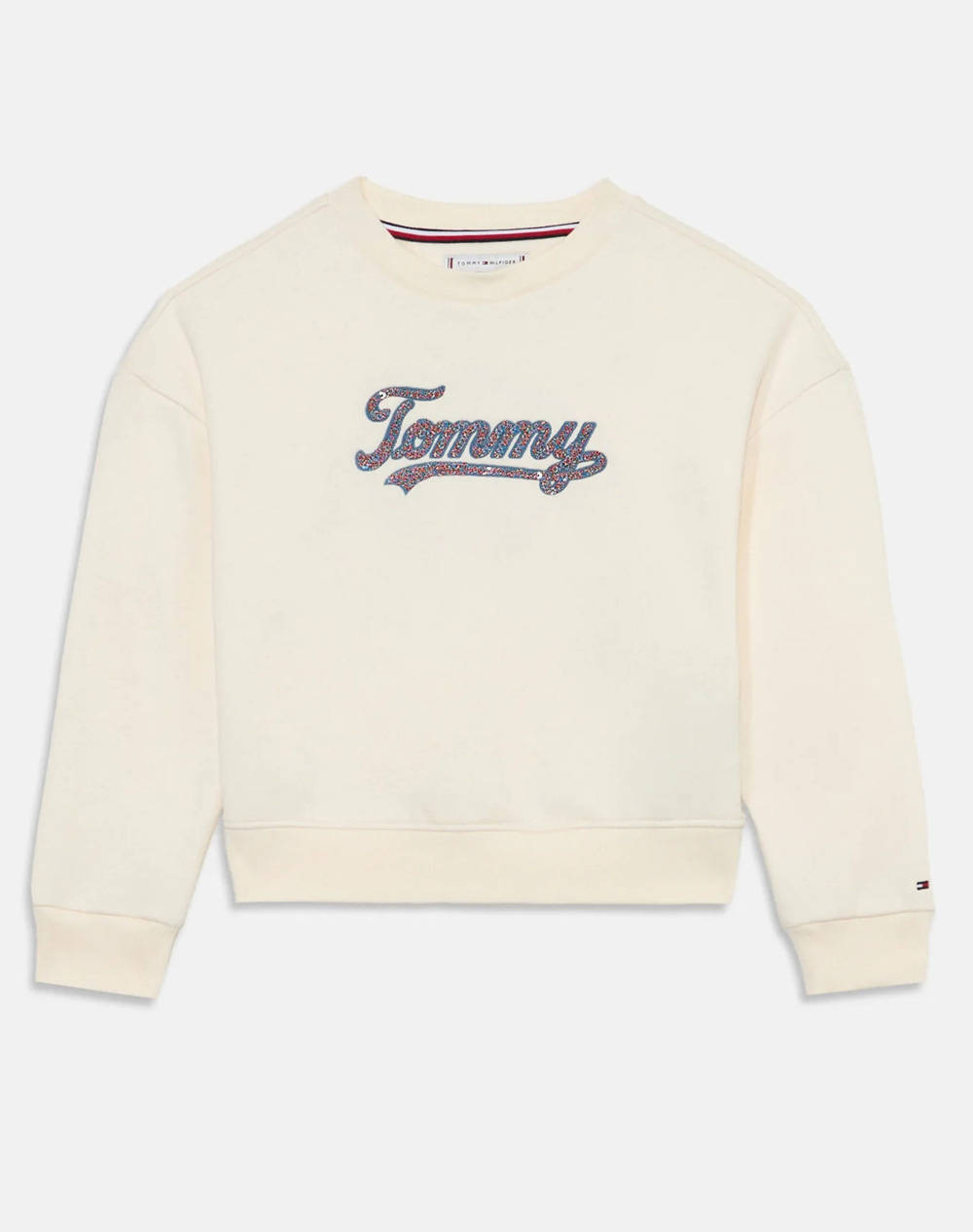 TOMMY HILFIGER TOMMY SCRIPT SEQUIN SWEATSHIRT