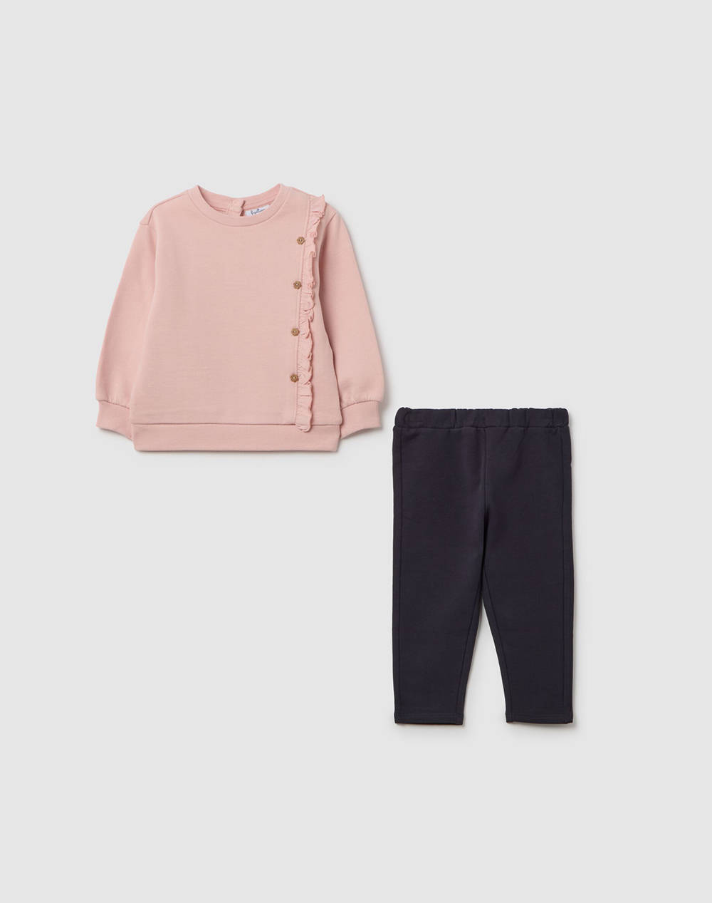 OVS JOG SET W/RUFFLE