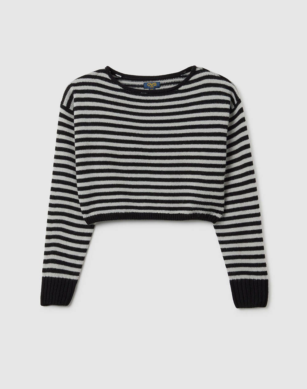 OVS CROP JUMPER STRIPES