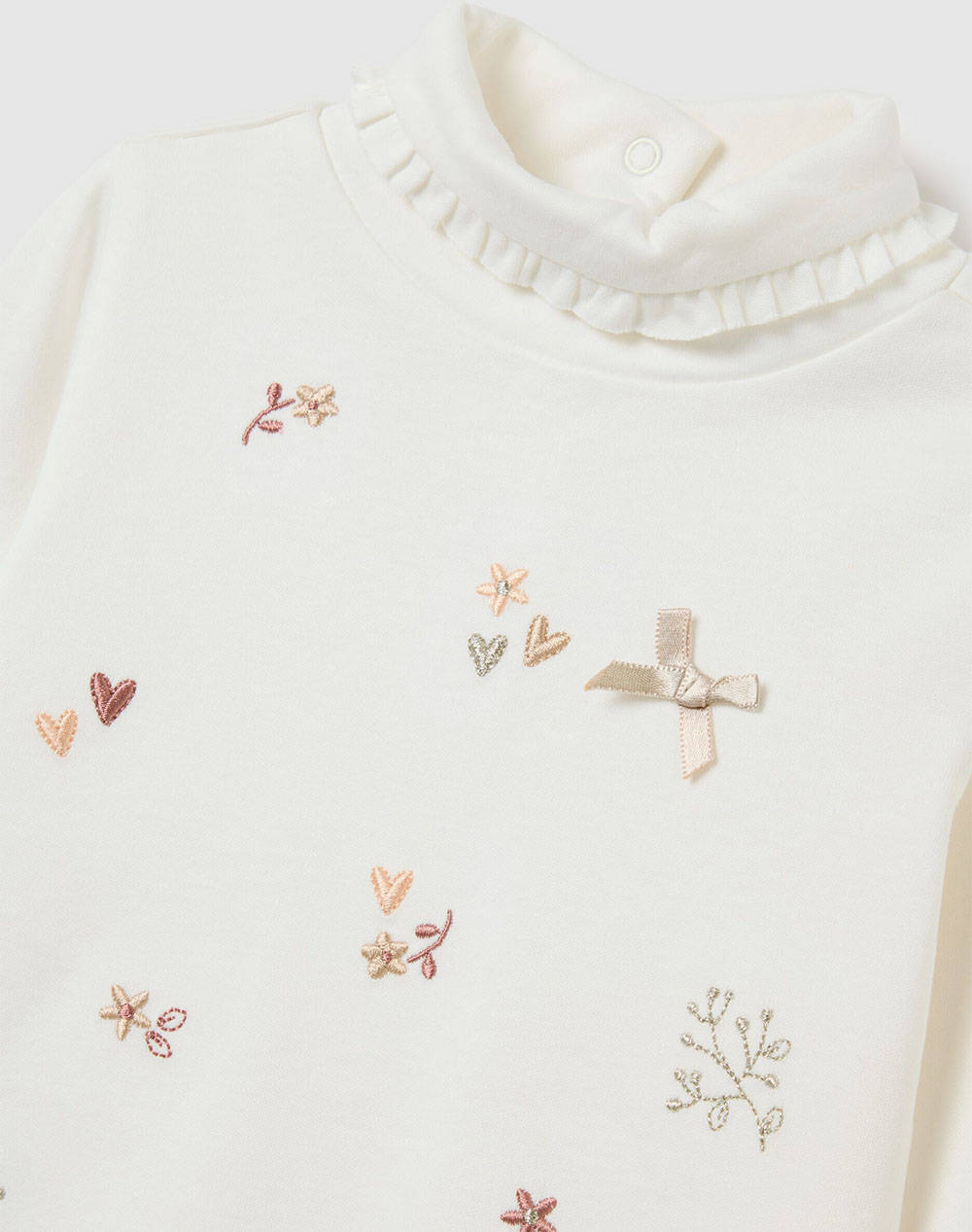 OVS TURTLE NECK W/EMBRO