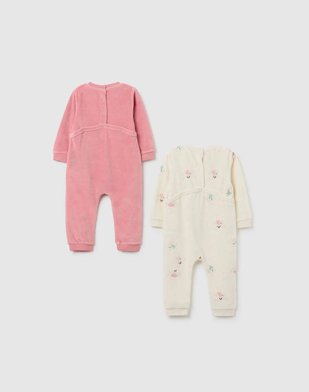 OVS PK 2 ROMPER VELOUR GIRL