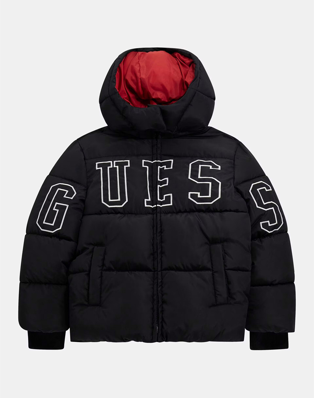 GUESS HOODED PADDED LS PUFFER W/ZIP ЯКЕ CHILDRENS BOY