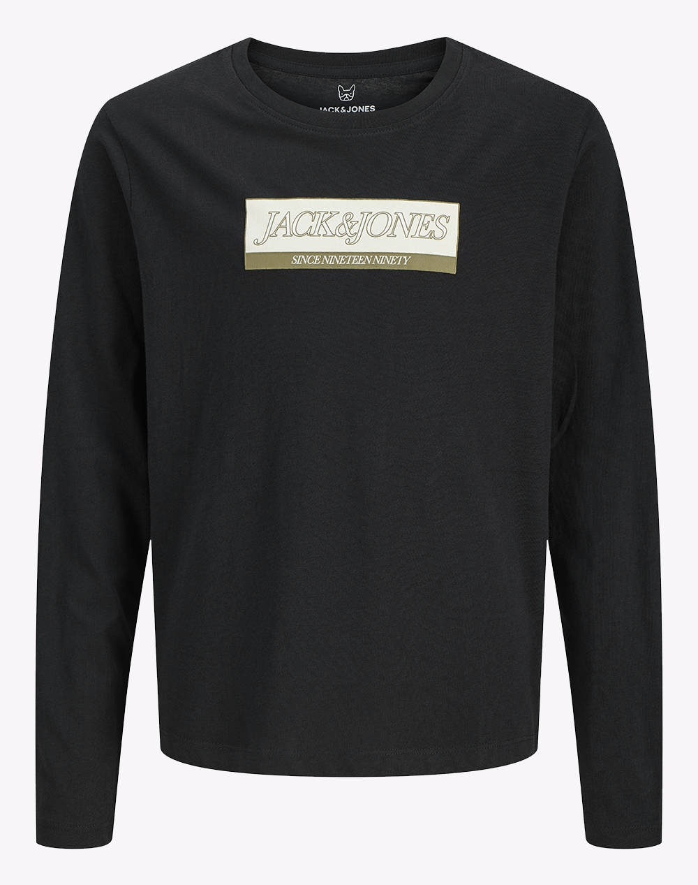 JACK&JONES JORINWOOD BLOCK BRANDING TEE LS CN JNR