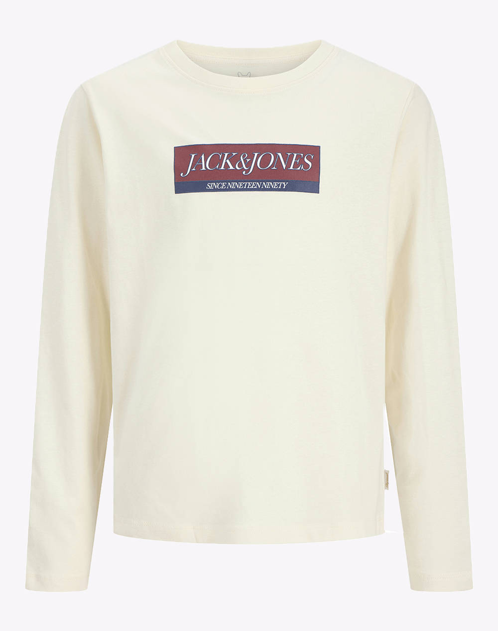 JACK&JONES JORINWOOD BLOCK BRANDING TEE LS CN JNR