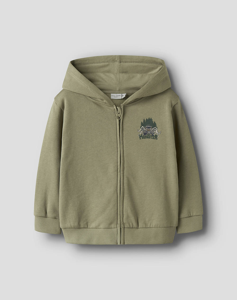 NAME IT NMMVOLTINUS NREG SWEAT CARD WH BRU