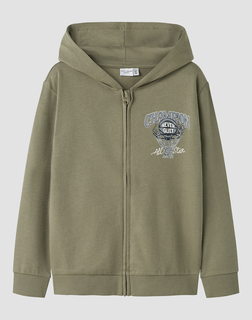 NAME IT NKMVOLTINUS NREG SWEAT CARD WH BRU