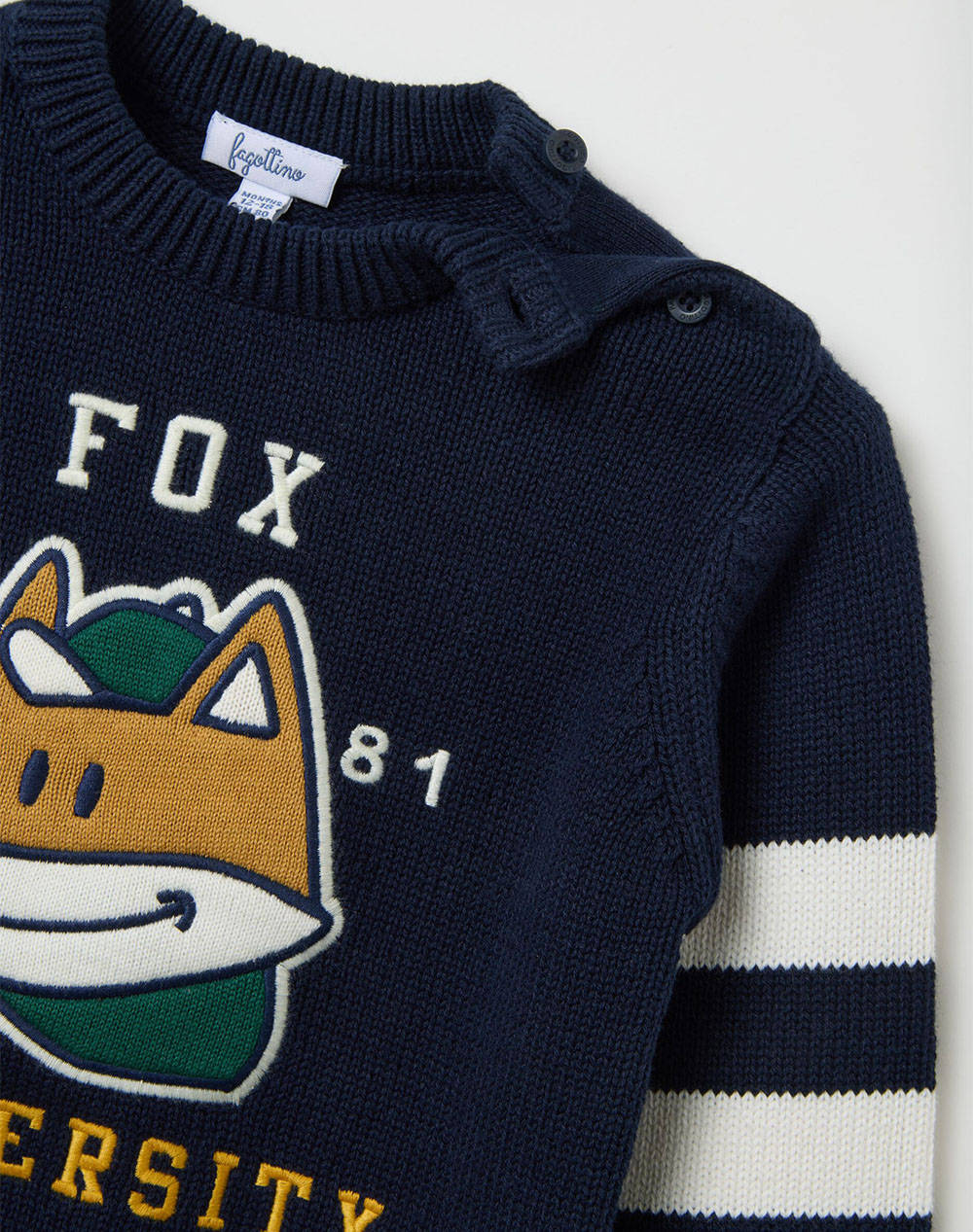 OVS JUMPER WITH FOX APPLIC.
