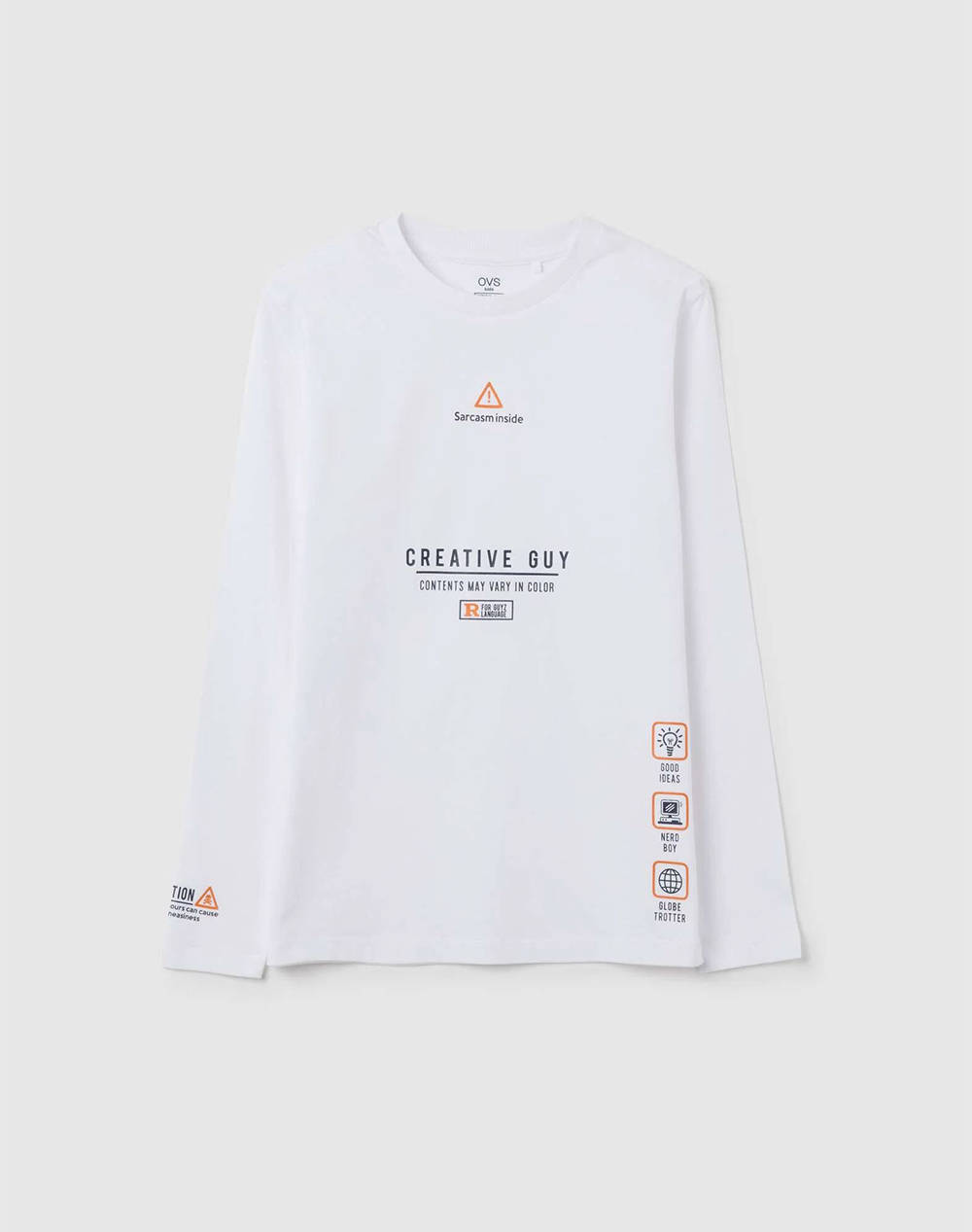 OVS T-SHIRT MOD. B W/PRINT