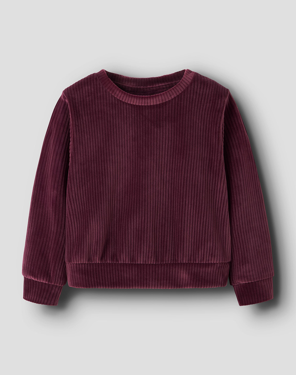 NAME IT NMFVELOA LS VELVET SHORT TOP