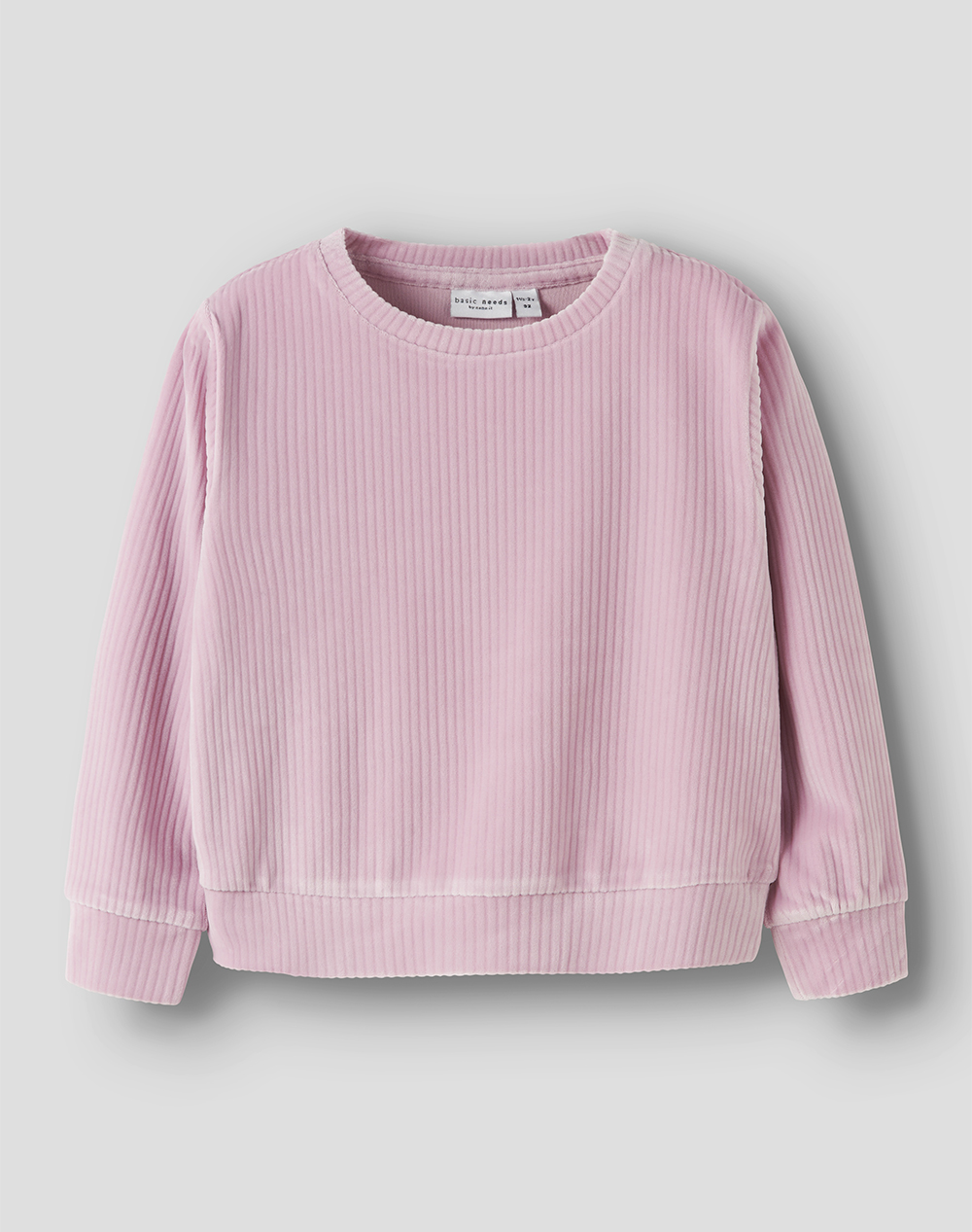 NAME IT NMFVELOA LS VELVET SHORT TOP