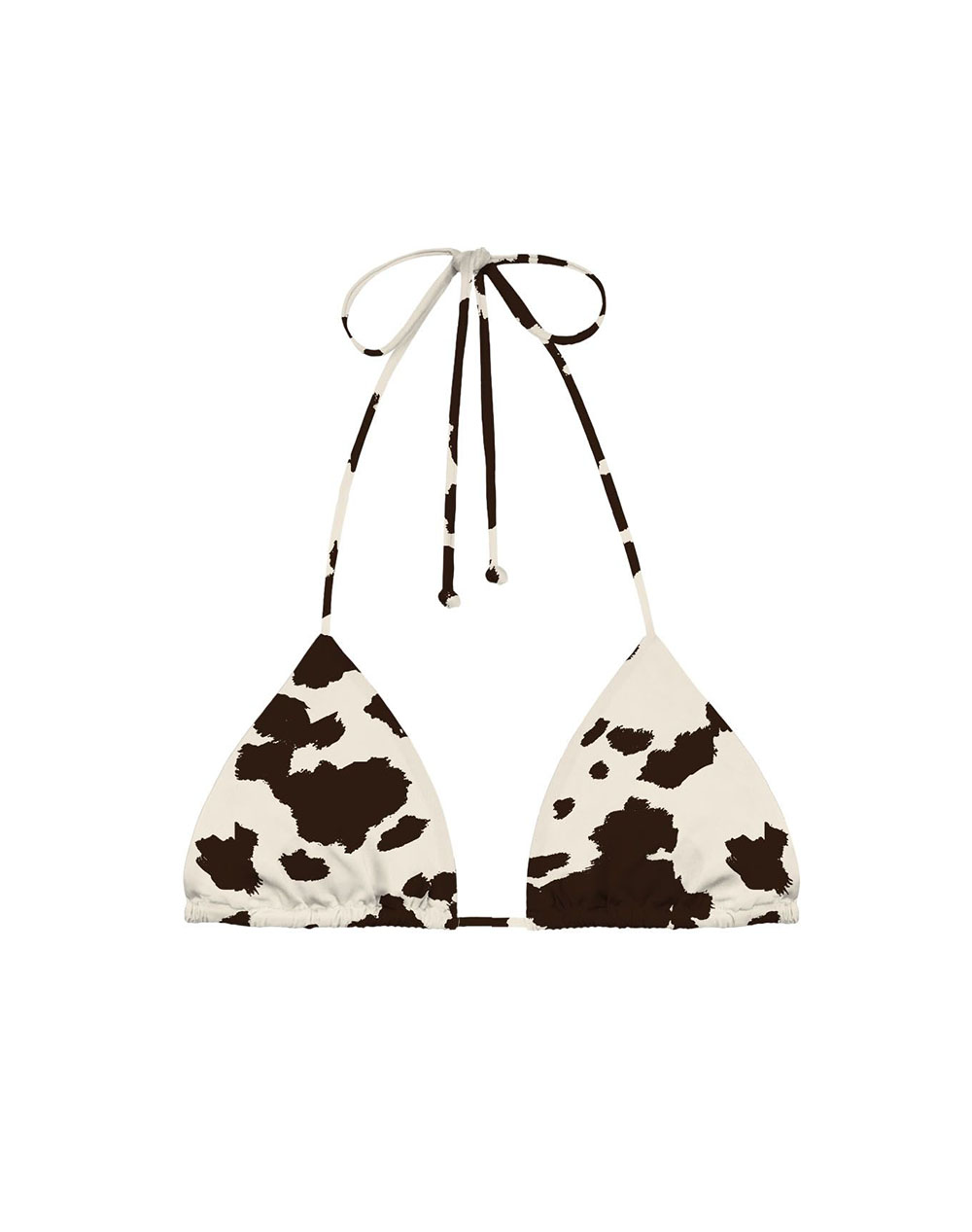 MC2 LEAH-FULL ADJUSTABLE TRIANGLE BIKINI TOP WITH REMOVABLE PADDING-COW WEST 1018