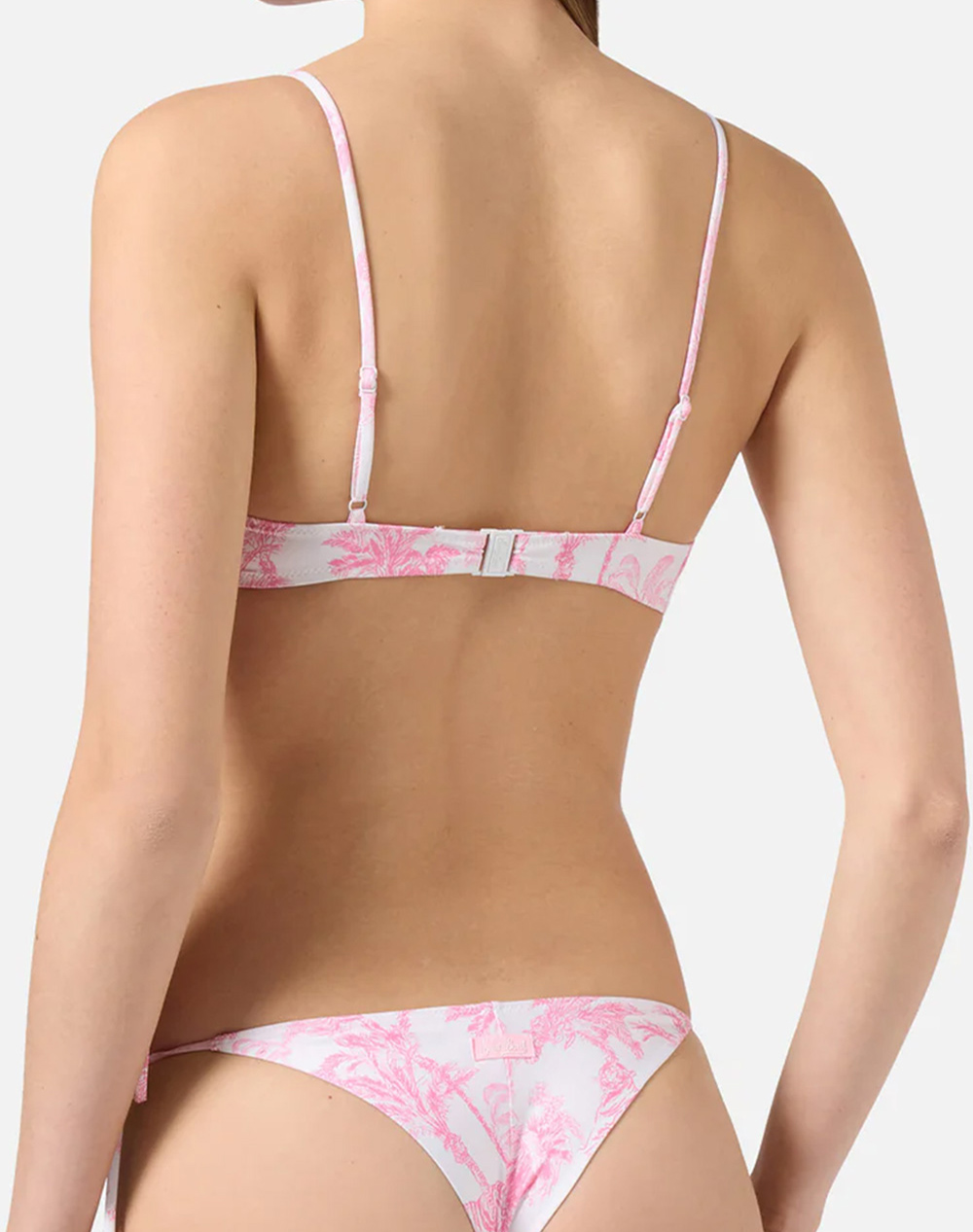 MC2 PALOMA-DEEP SCOOP BRALETTE TOP WITH BACK CLASP FASTENING-JUNGLE OCEANIA 0121