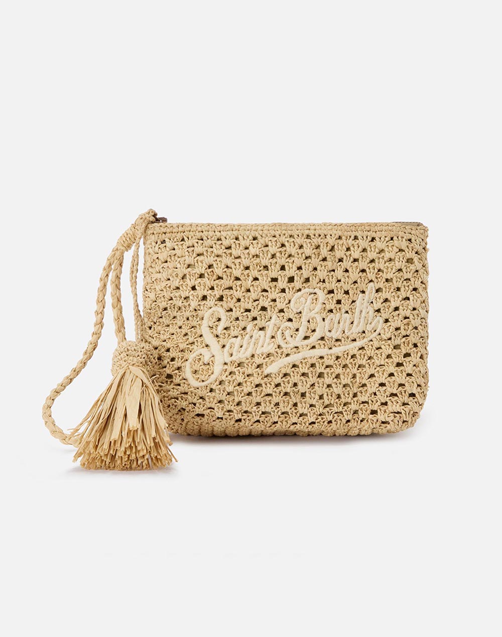 MC2 RAFFIA POUCH-POCHETTE-11 WAVE EMB