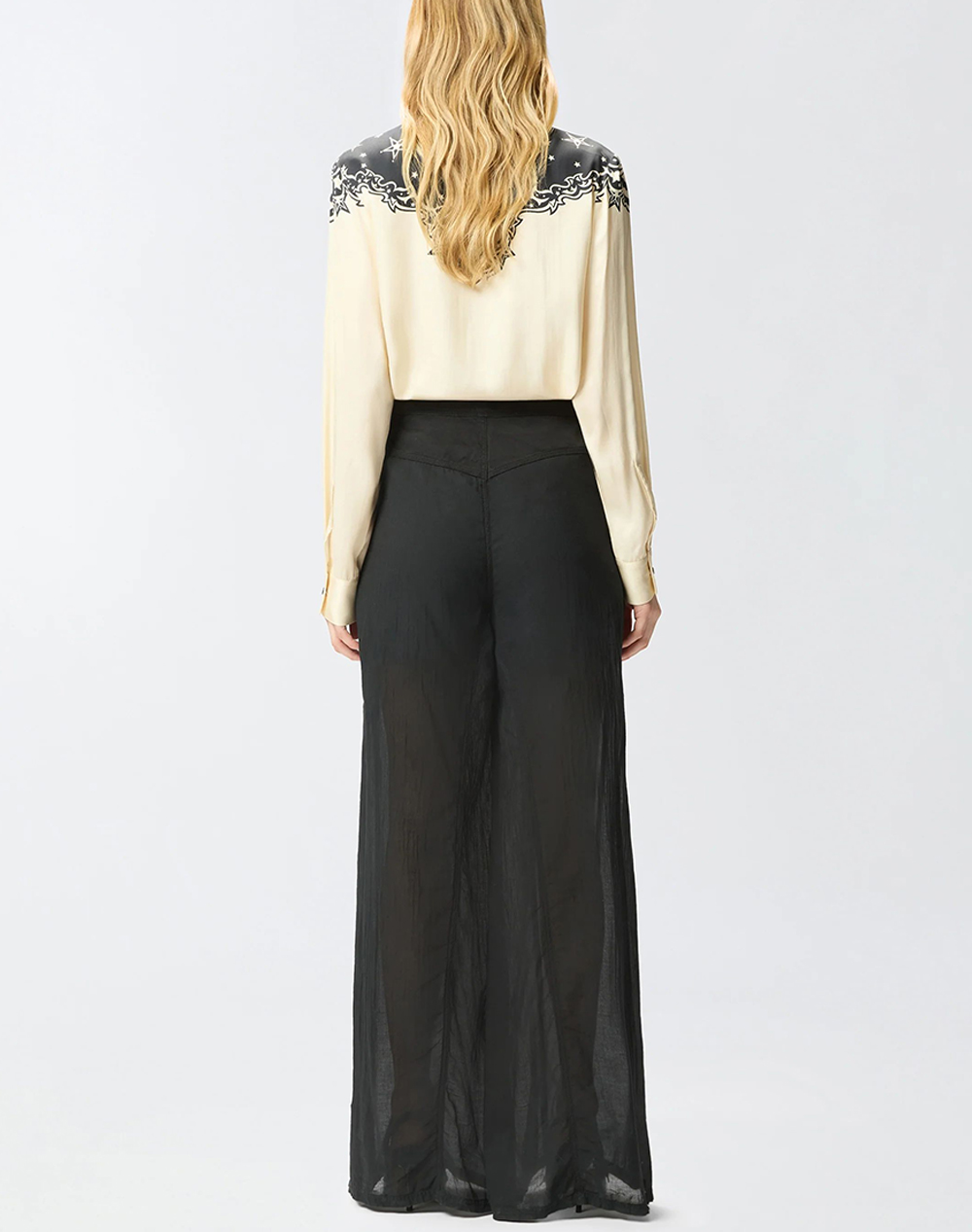 PINKO CABRAS PANTALONE VOILE E GABAR