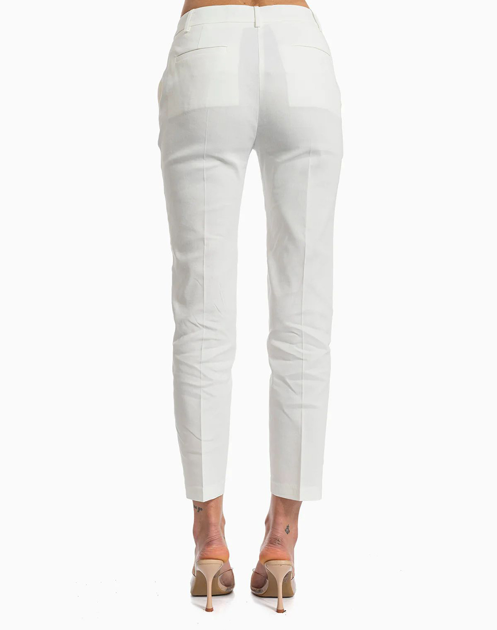 PINKO BELLO PANTALONE LINO STRETCH