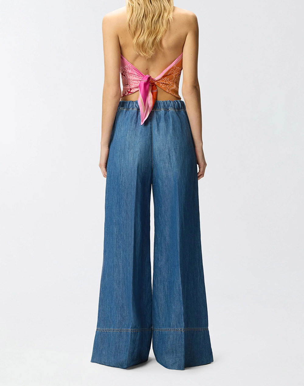 PINKO SPIAGGIA PANTALONE LIGHT DENIM