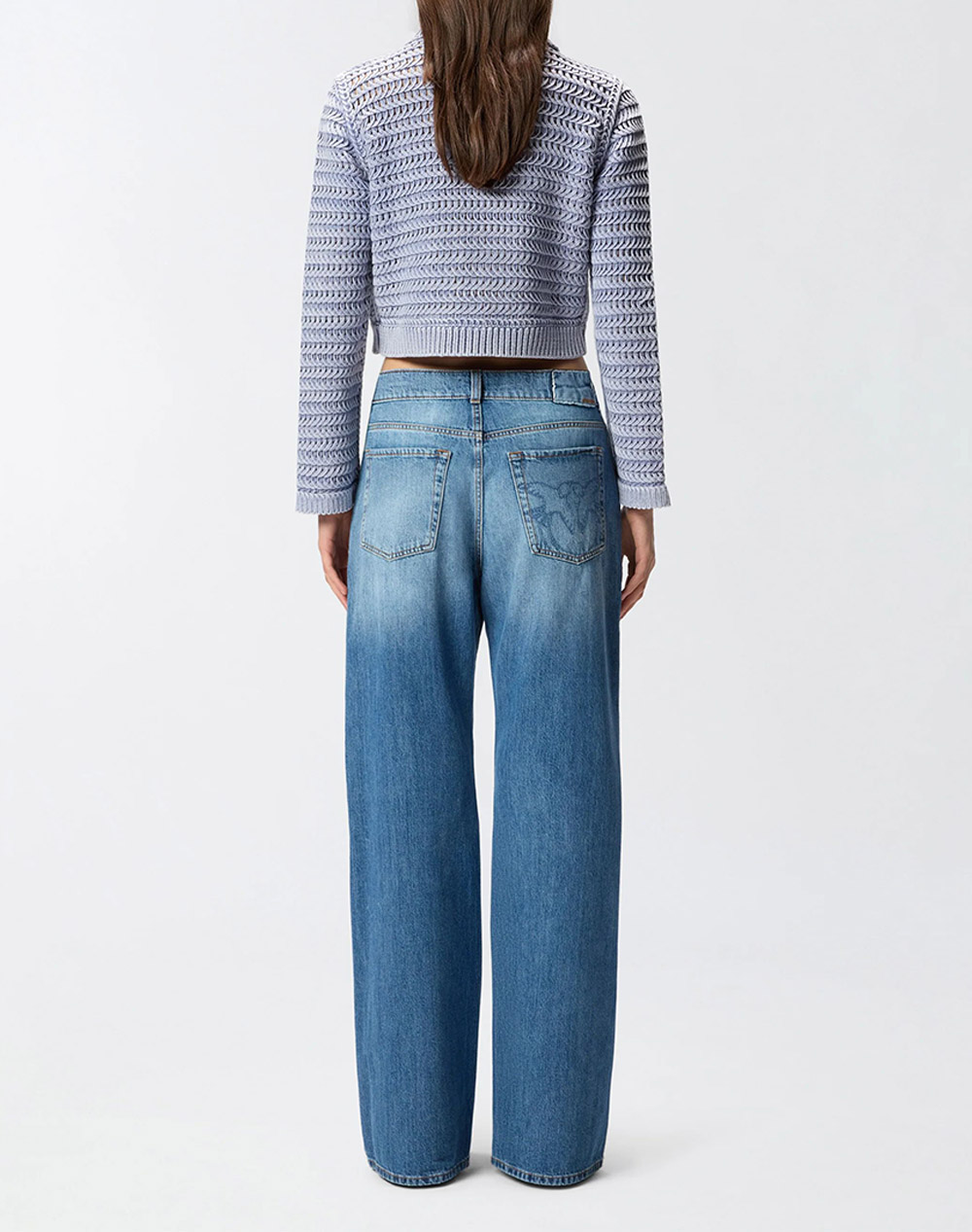 PINKO WANDA WIDE LEG MEDIUM WAVE DEN
