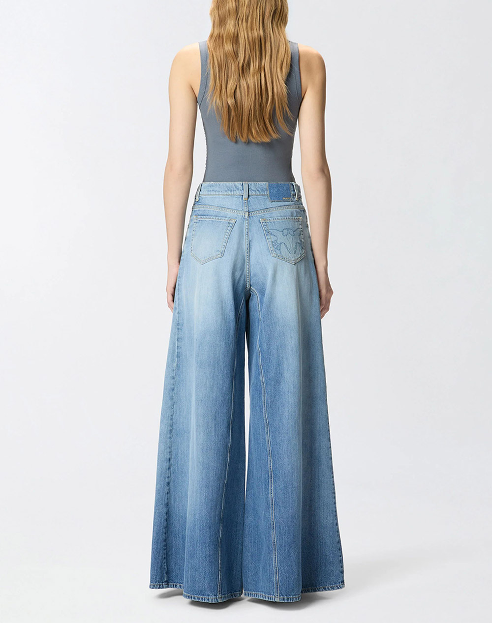 PINKO WINONA WIDE LEG MEDIUM WAVE DE