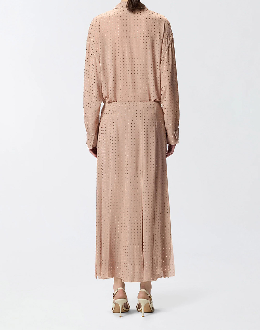 PINKO RUCOLA GONNA GEORGETTE FULL ST