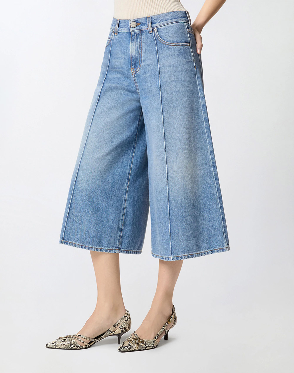 PINKO BURKINA BERMUDA CLOUDY BLUE DE