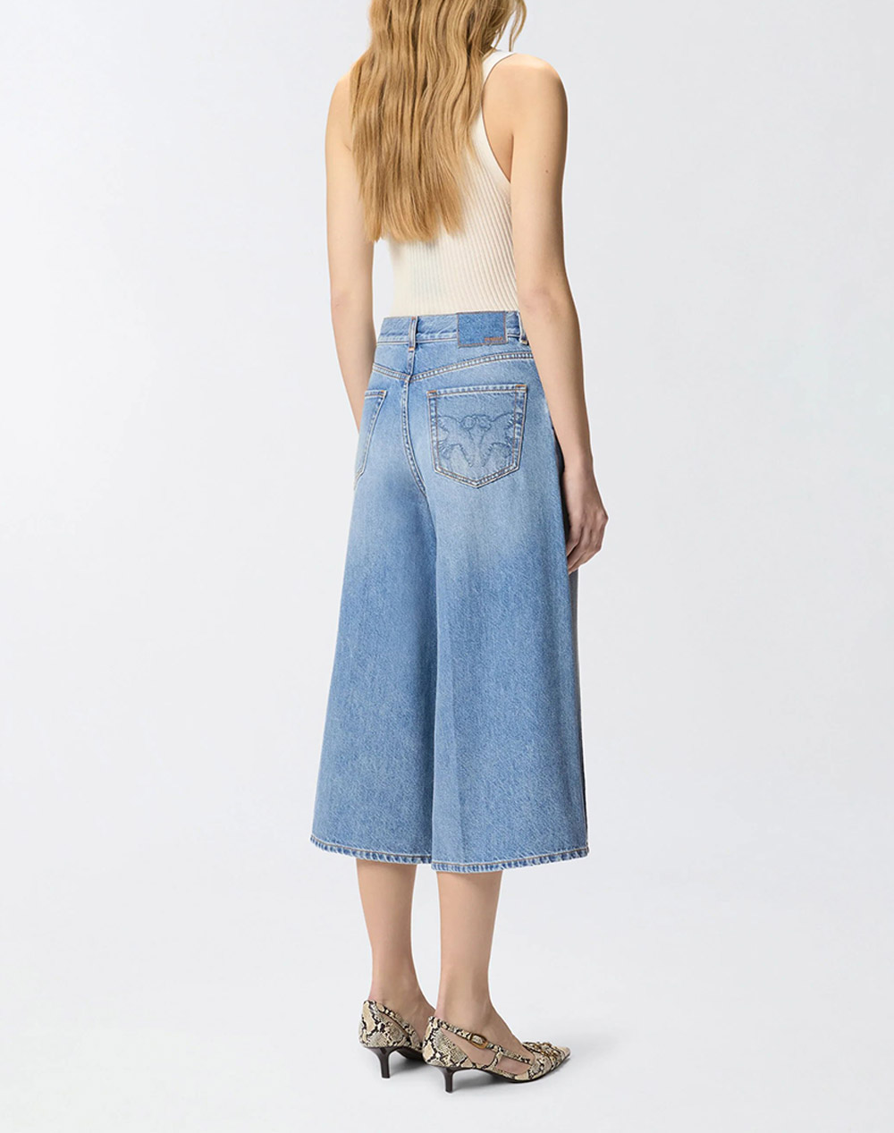 PINKO BURKINA BERMUDA CLOUDY BLUE DE