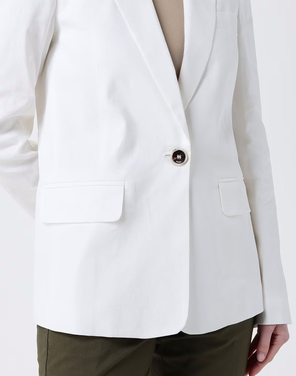 PINKO FREDA GIACCA LINO STRETCH