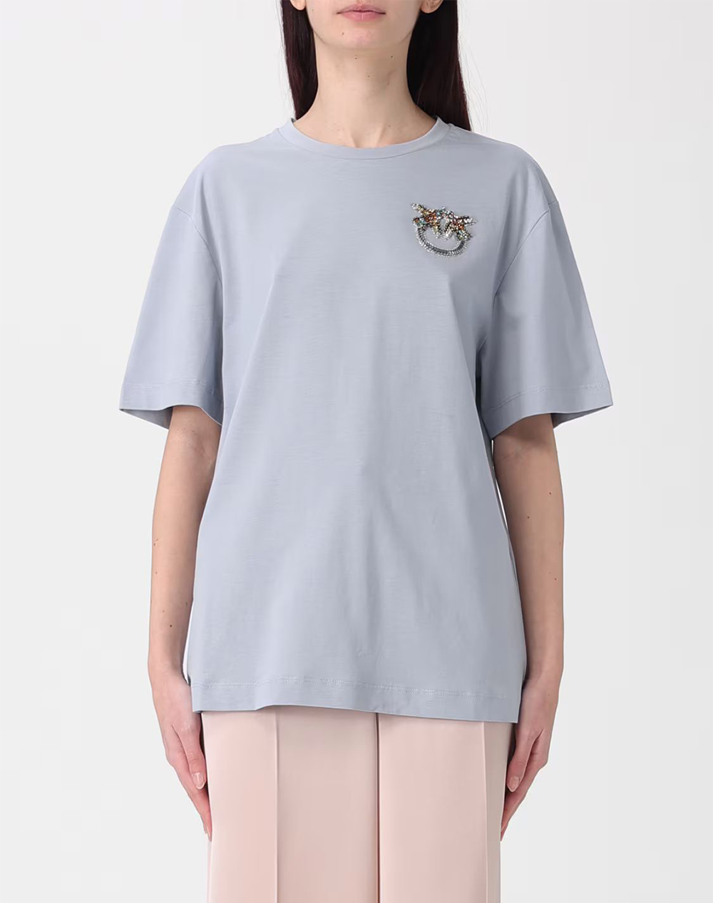 PINKO STREPITOSO T-SHIRT JERSEY RICA