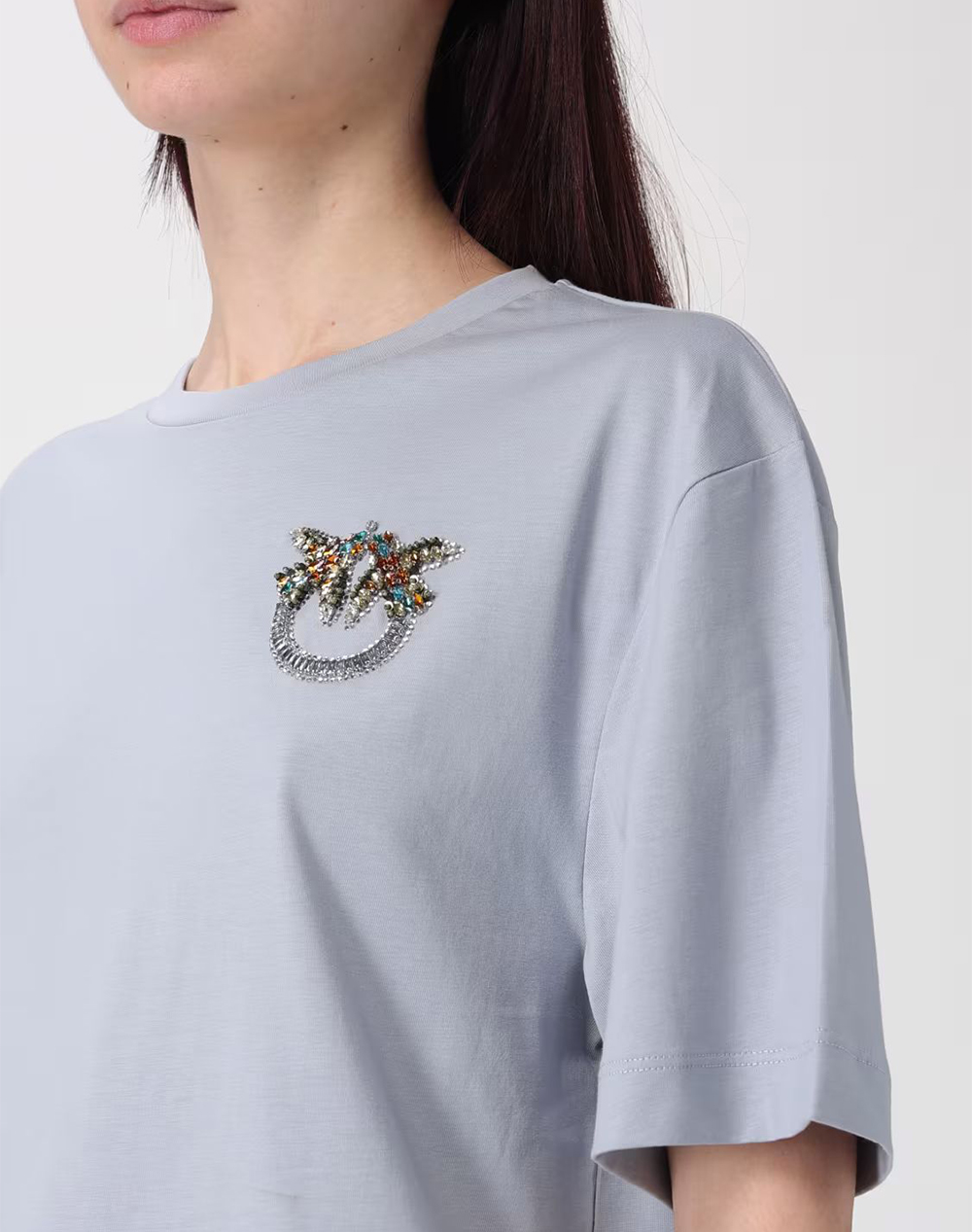 PINKO STREPITOSO T-SHIRT JERSEY RICA