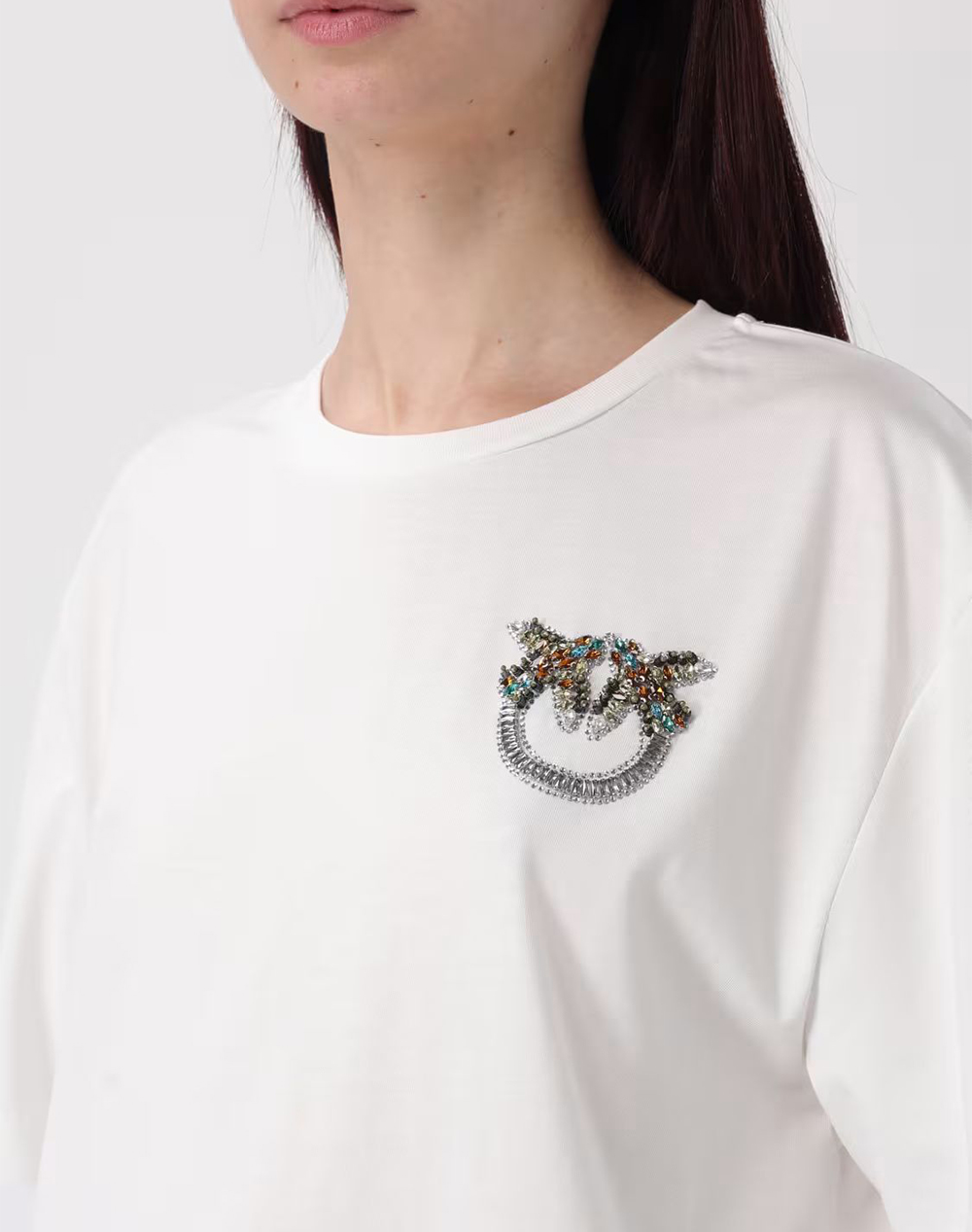 PINKO STREPITOSO T-SHIRT JERSEY RICA