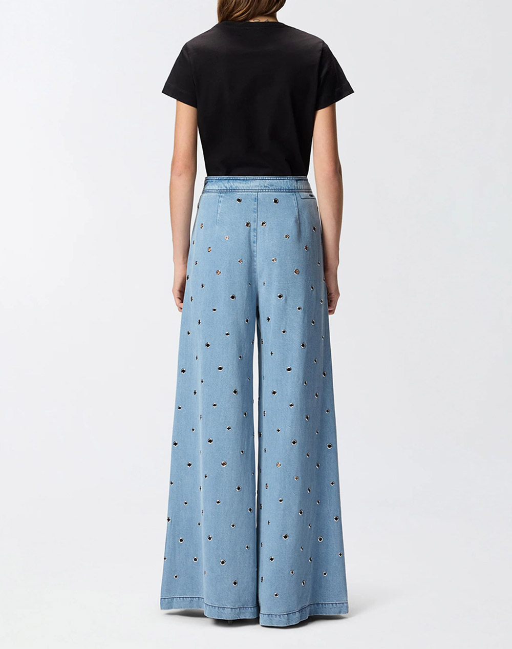PINKO BUSSOLOTTO T-SHIRT JERSEY PATC