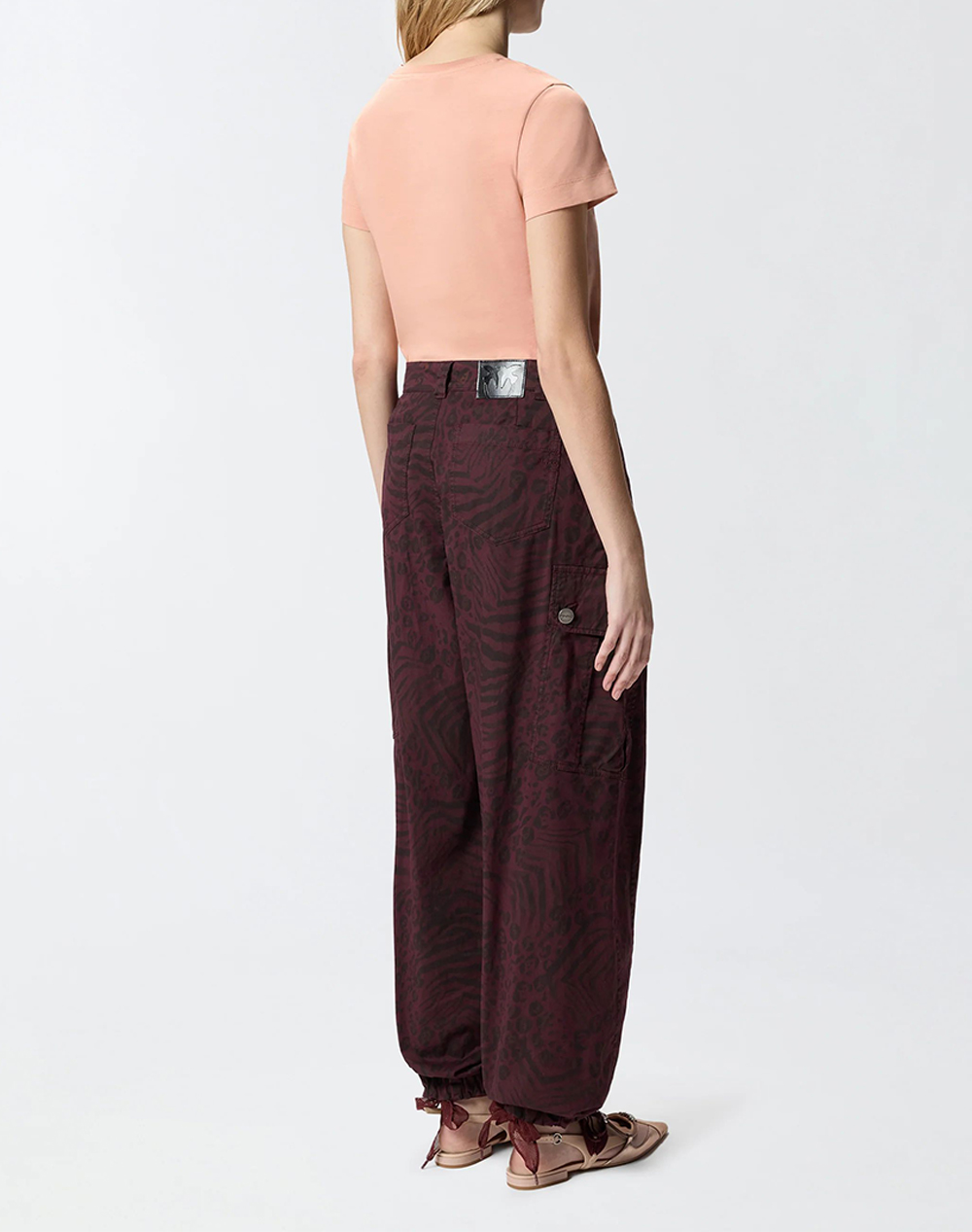 PINKO BUSSOLOTTO T-SHIRT JERSEY PATC