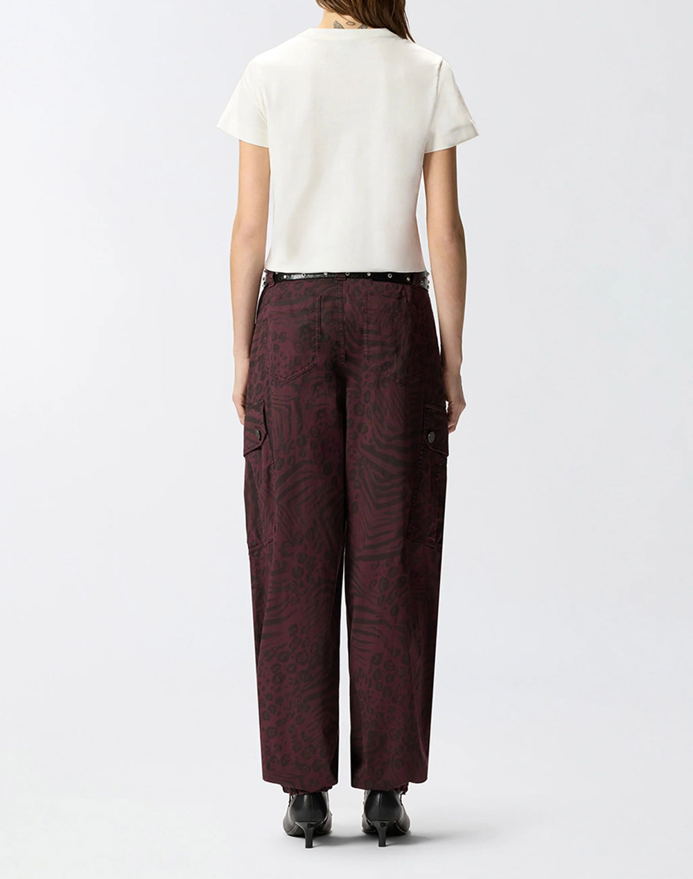 PINKO BUSSOLOTTO T-SHIRT JERSEY PATC