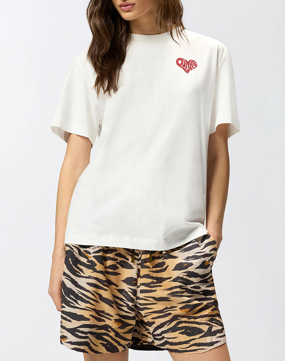 PINKO STREPITOSO T-SHIRT JERSEY LOGO