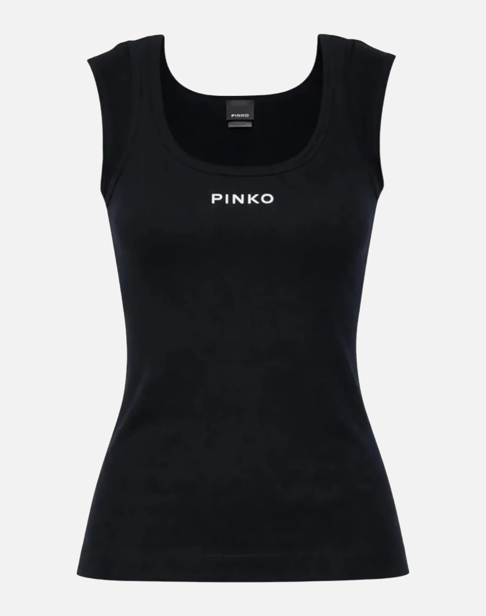 PINKO TENACE TOP COSTINA COTONE LOGO