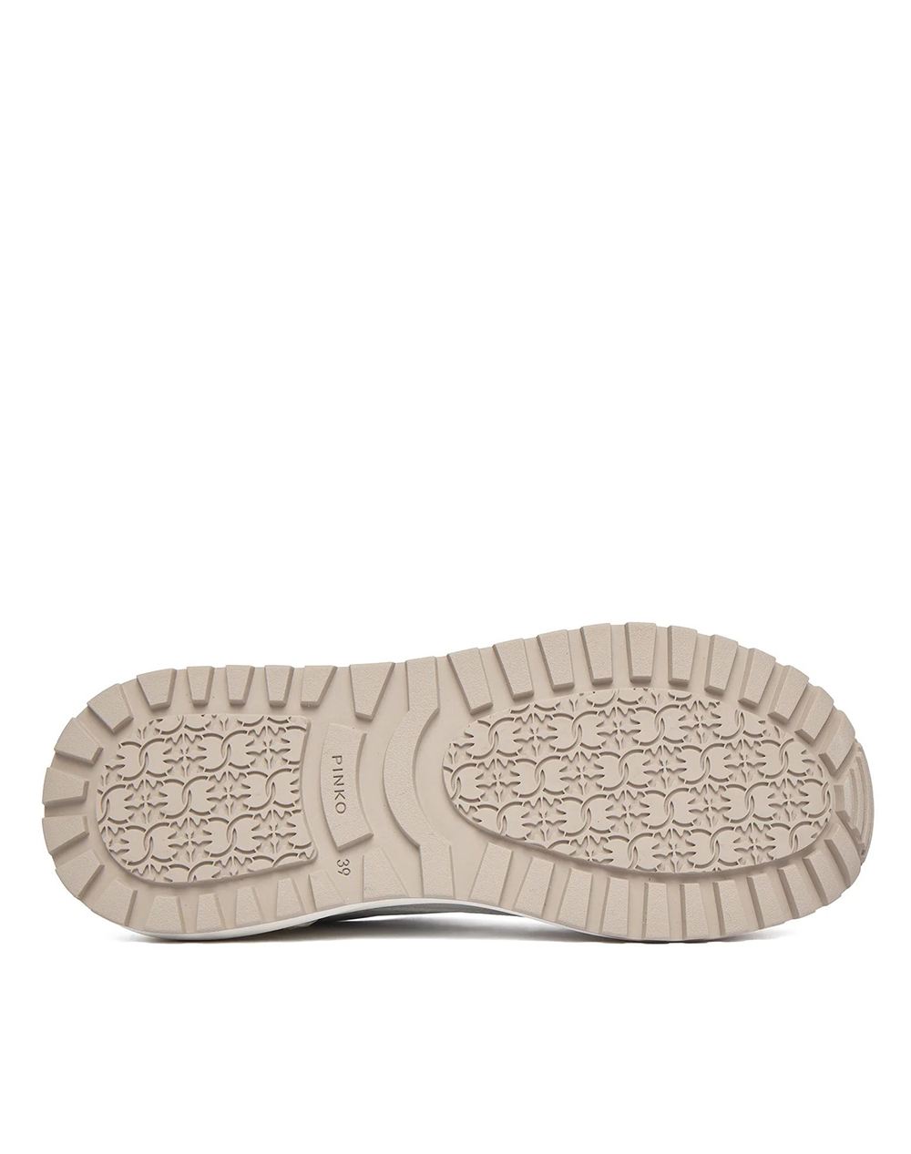PINKO SHOES GEM 15 - SNEAKER COW SUEDE/PERFORATED WHITE