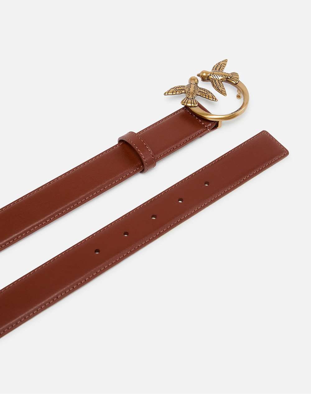 PINKO LOVE BERRY H3 BELT.LOW VITELLO