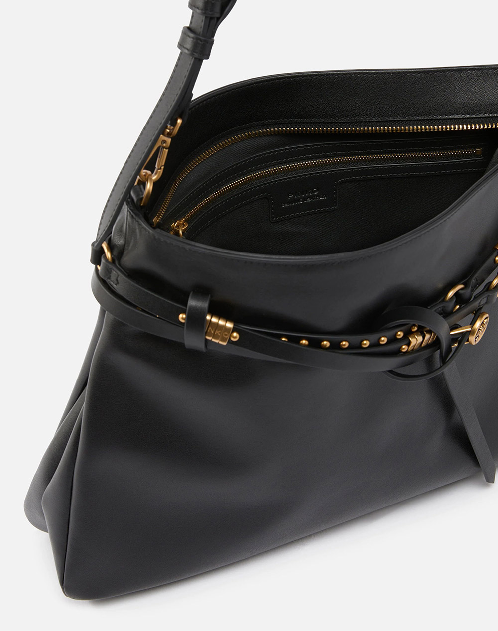 PINKO BELT BAG BIG VITELLO MORBIDO