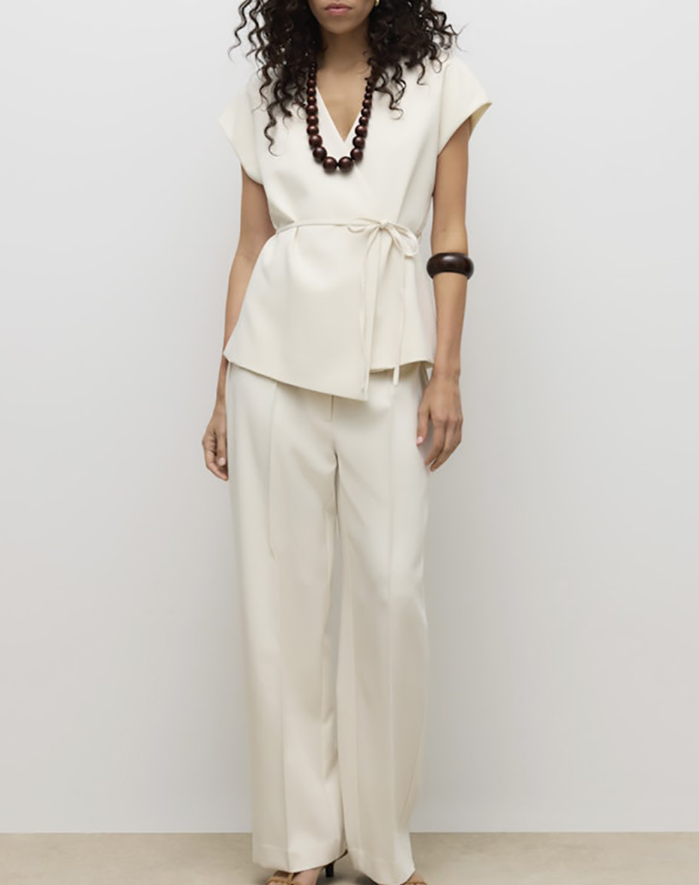 AWARE BY VERO MODA AWVANNAH V-NECK MIDI WAISTCOAT