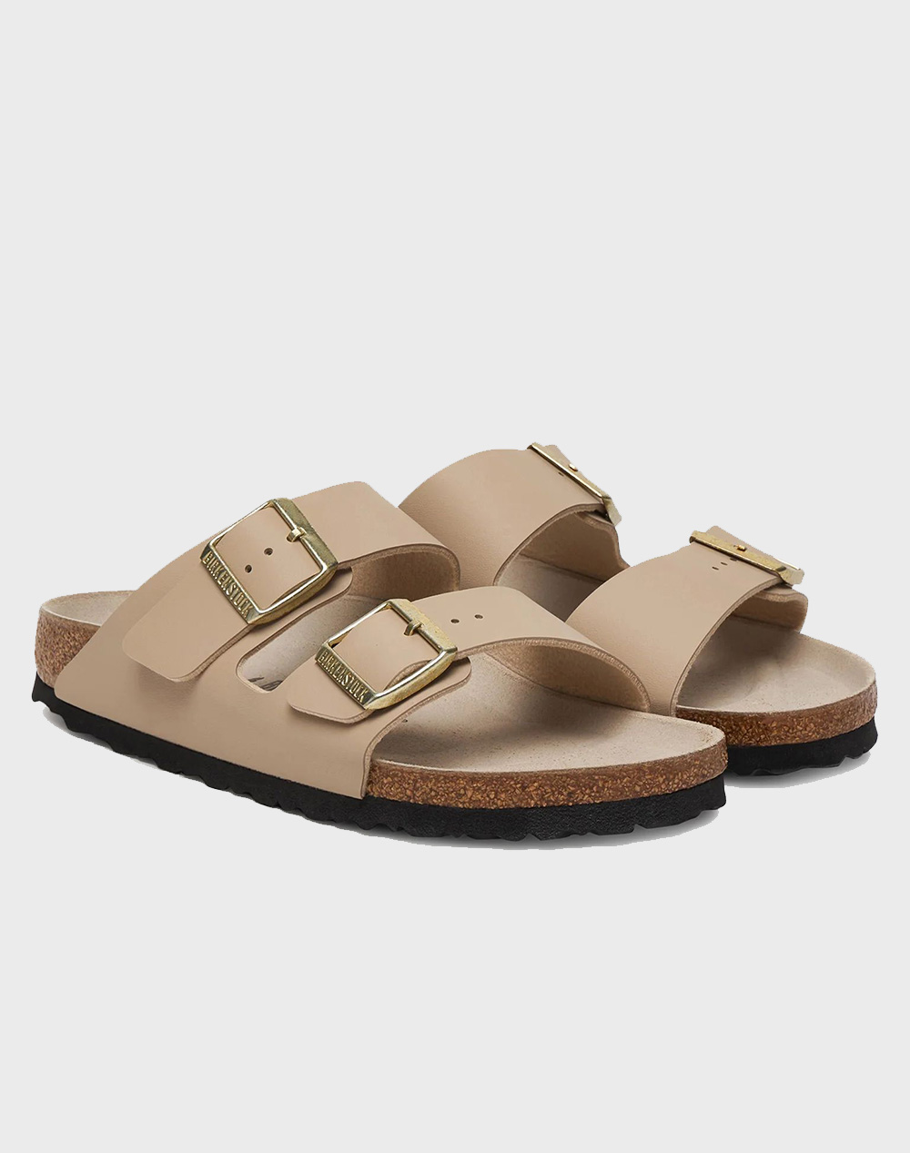 BIRKENSTOCK S26 SYNTHETICS ARIZONA BF TRIPLES SANDCASTLE/OYSTER 35 - 43 NARROW SEASONAL WOMENS SHOE