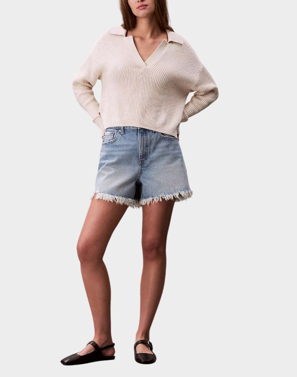 CALVIN KLEIN JEANS 90S SHORT 3 IN BARDOT BLUE