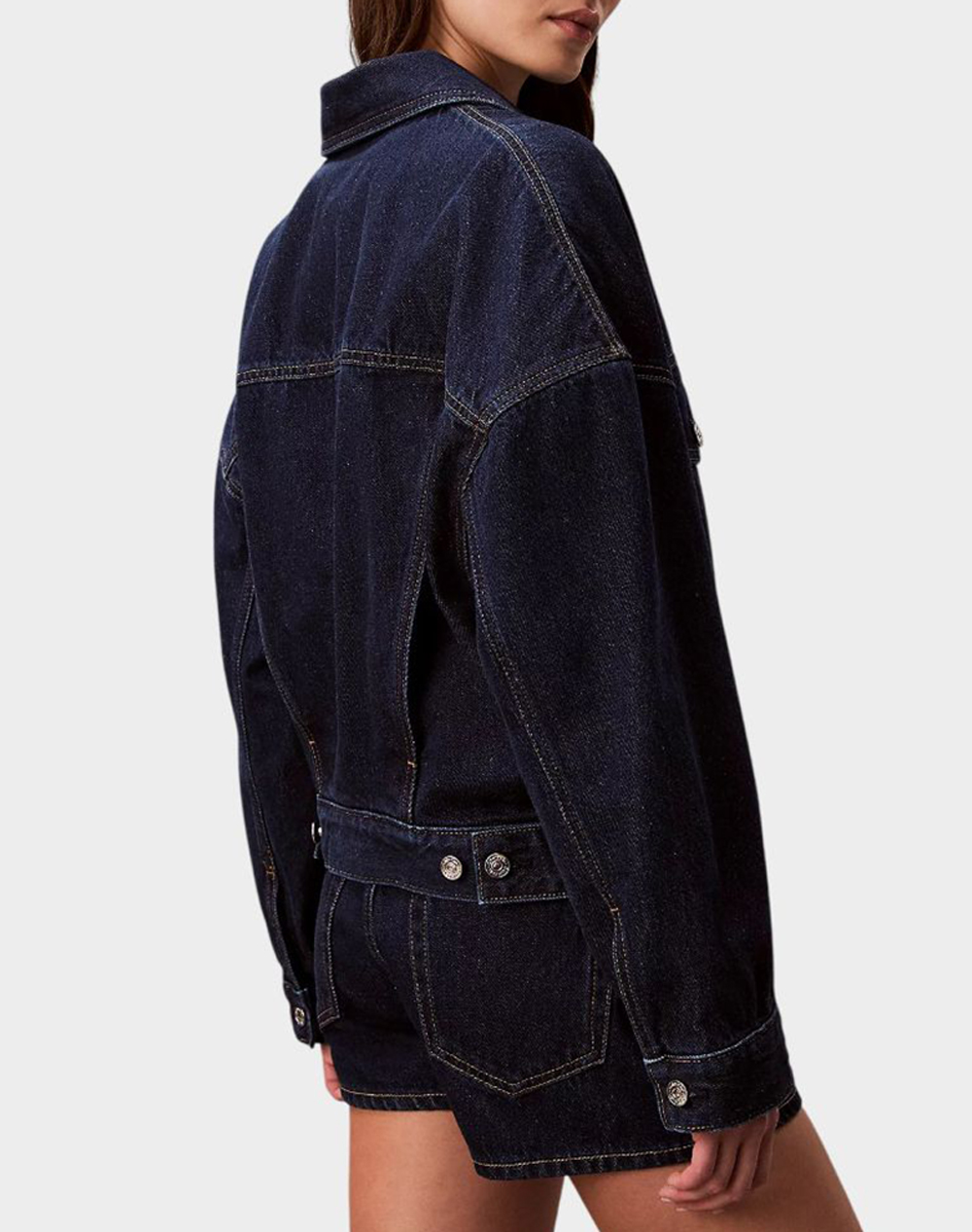 CALVIN KLEIN JEANS RELAXED TRUCKER TRUE INDIGO