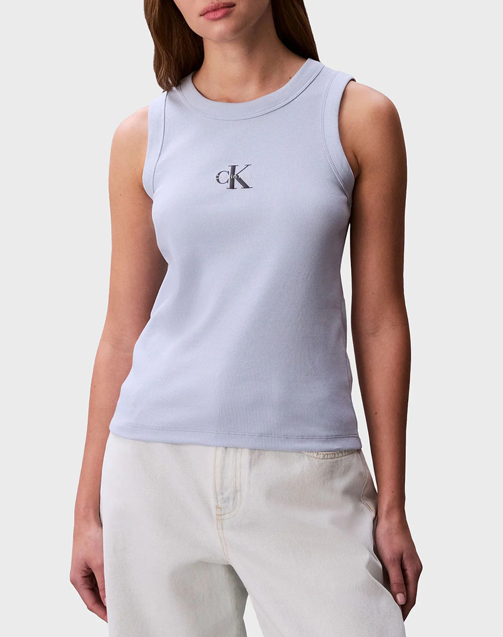CALVIN KLEIN JEANS SL MONOGRAM RIB TANK