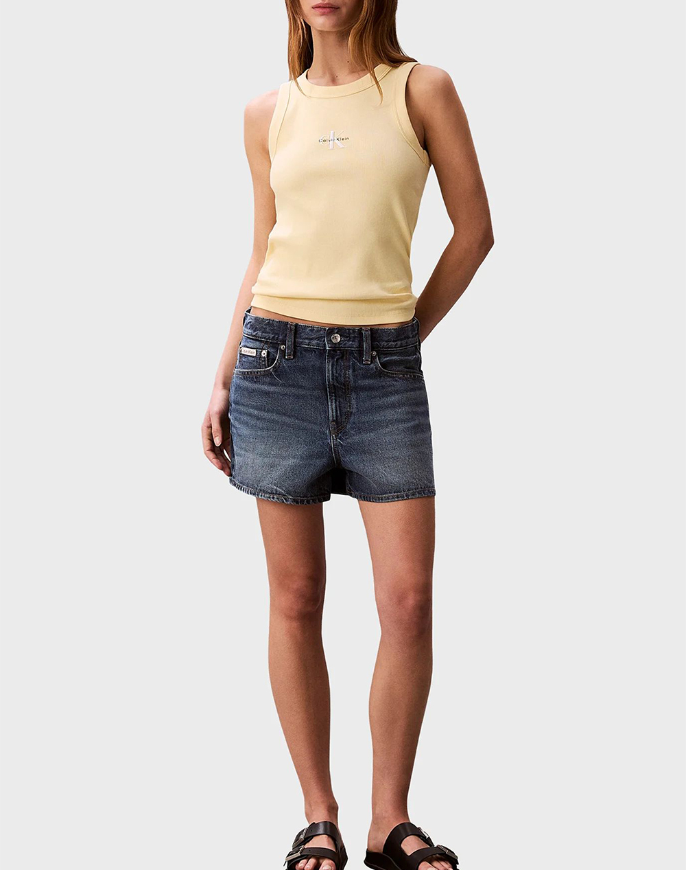 CALVIN KLEIN JEANS SL MONOGRAM RIB TANK