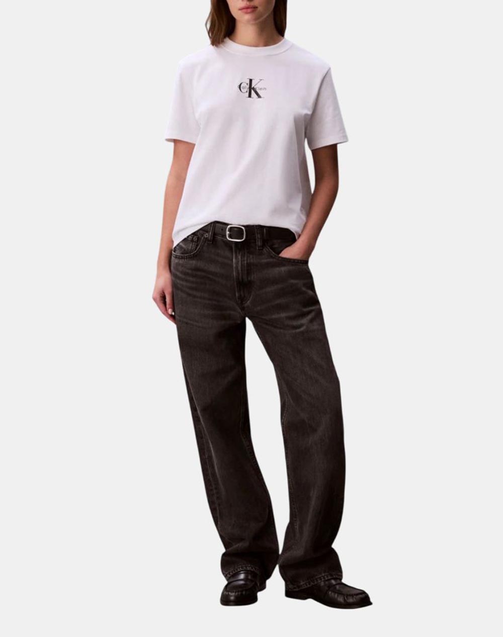 CALVIN KLEIN JEANS SS 20s CLASSIC LOGO TEE