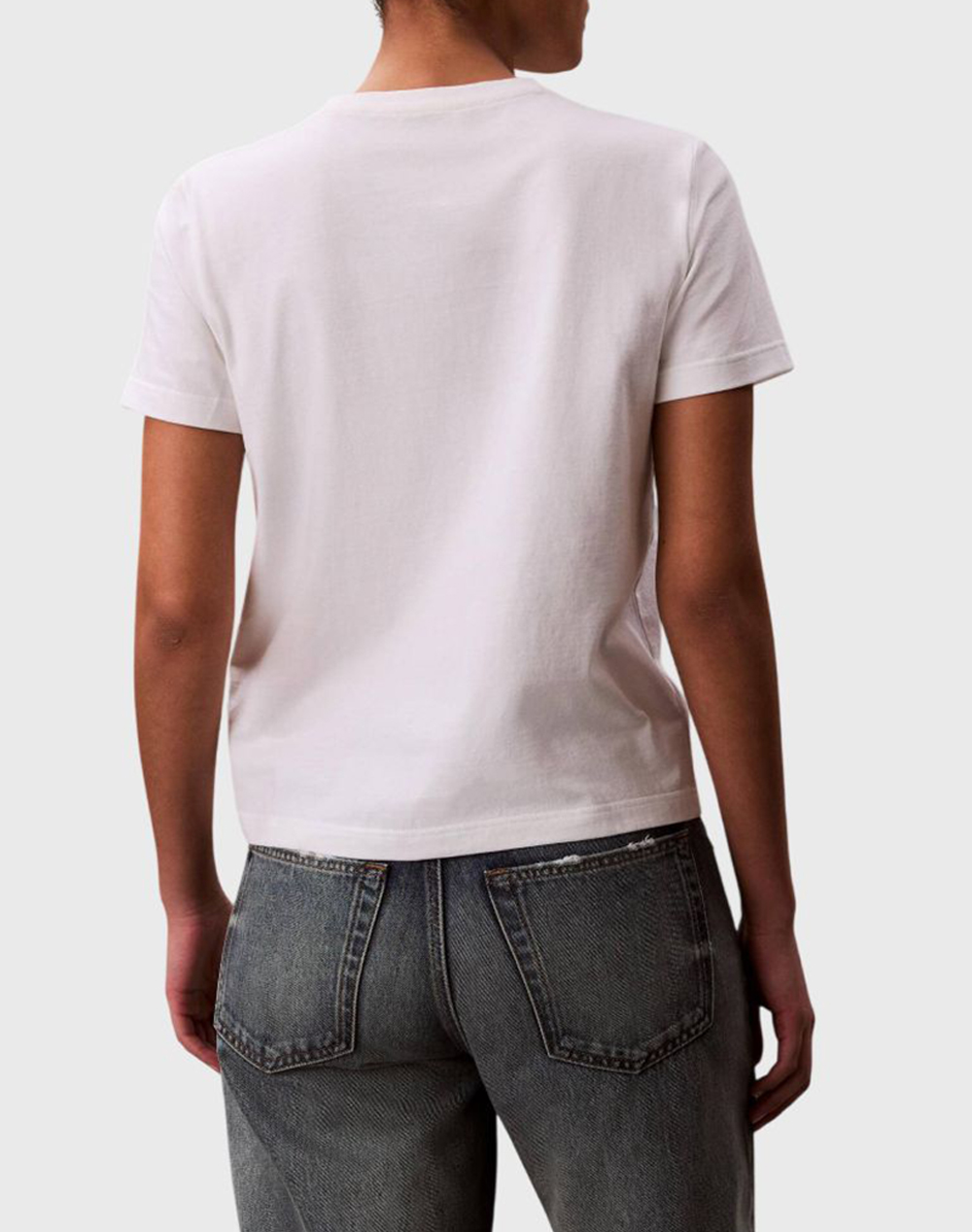CALVIN KLEIN JEANS SS WOVEN LABEL CLASSIC FIT TEE