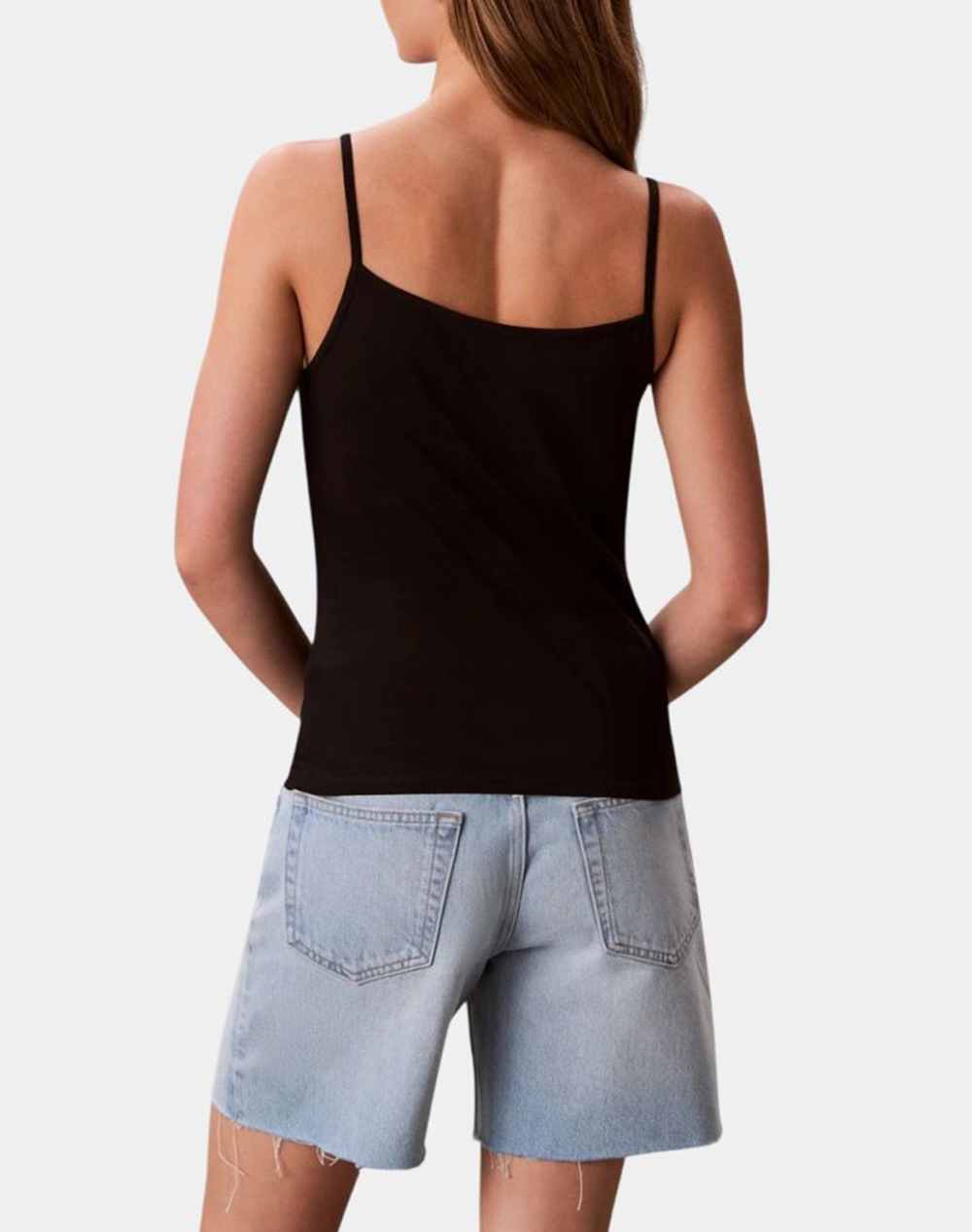 CALVIN KLEIN JEANS SL COTTON STRETCH STRAP CAMI