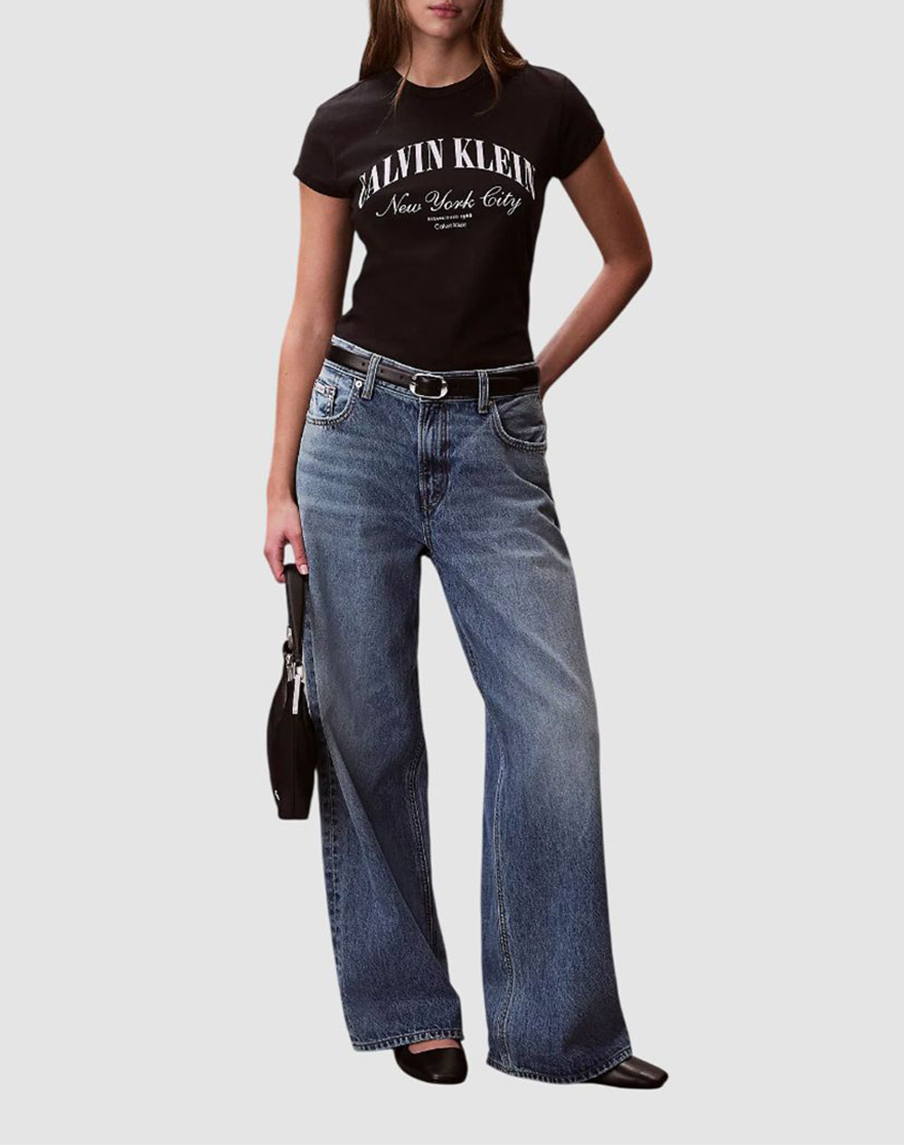 CALVIN KLEIN SS GRAPHIC LOGO BABY TEE