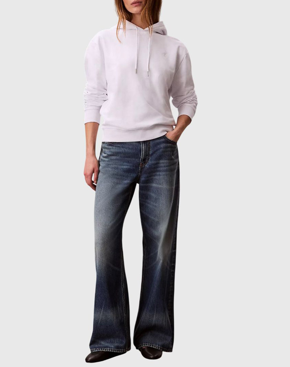 CALVIN KLEIN LS ARCHIVE TERRY PO HOOD