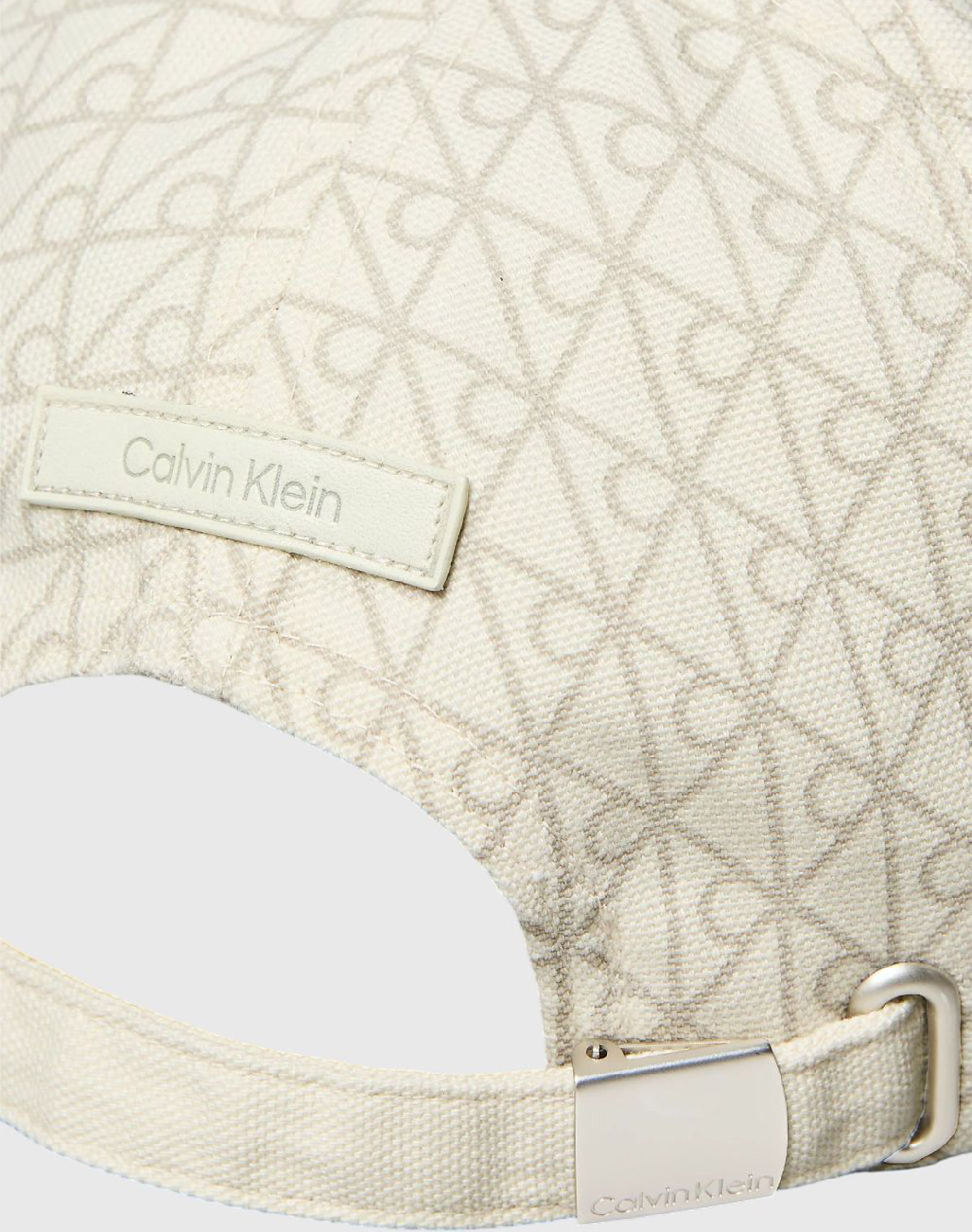 CALVIN KLEIN JEANS EMBLEM PRINT w LEATHER PATCH CAP